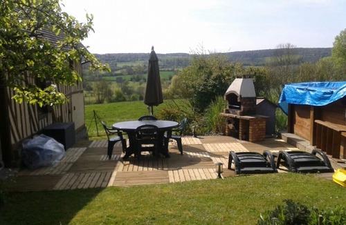 Saint-Gervais-des-Sablons Cottage | Normandy house with private pool