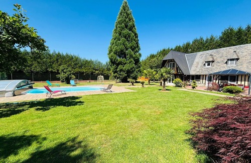 Lieurey Villa | Normandy House: Spa, Pool, Jacuzzi & Tennis – 12 Guests