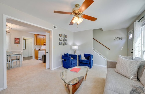 Macon House | North Macon Townhome w/Deck < 8 Mi to Downtown!