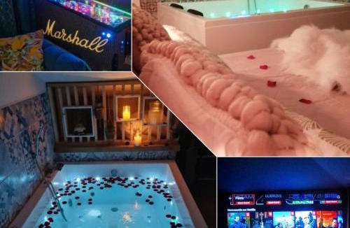 Pont-de-Veyle Apartment | Nuit Romantique, Spa, Champagne, Cinéma, Flipper - Escapade Veyloise