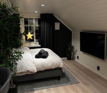 Gjovik Apartment | NY og moderne studioleilighet med elbil lading