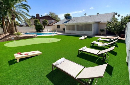 Dobson Ranch House | Oasis - Heated Pool - King Bed - Game Room - Golf