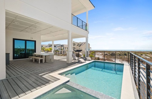 Bay County House | Ocean Breeze: Unobstructed Views, Private Elevated Pool, Pet Friendly, Sleeps 19