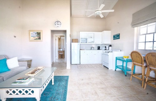 Oistins Apartment | Ocean facing spacious One Bedroom Apt two minutes walk to the beach