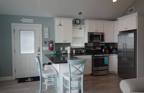 Ocean Beach III House | Ocean Front Beach House - Steps to Beach - Hot Tub, Deck, 3BR, 2Bath, AC, Grill
