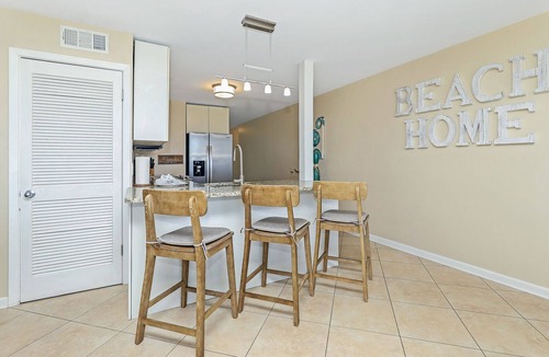 West Panama City Beach Condo | OCEAN FRONT! Private Beach-Heated Pool-HotTub-Beach Chairs included!