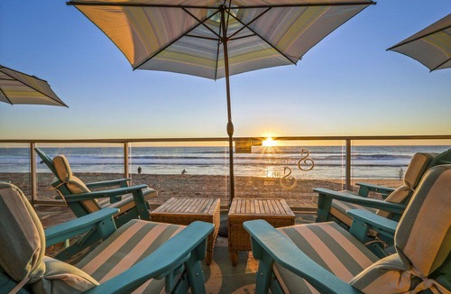 Carlsbad Village Apartment | OCEAN FRONT STUDIO ON THE SAND!