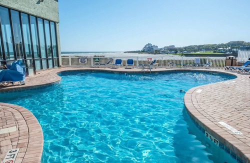 The Dunes Condo | Ocean Front Views, Indoor and Outdoor Pools with Hot Tub, Pickleball & BBQs