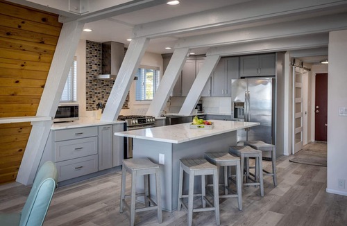 Seal Rock House | Ocean Front with Spectacular Ocean Views! A Frame Sleeps 6 in Seal Rock!