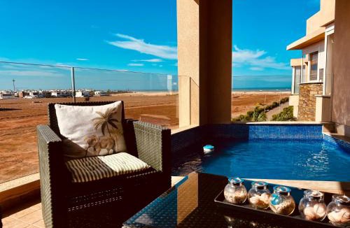 Cherrat Apartment | Ocean Gem - Exclusive 2BR, Balcony Pool, Beach, Surf & Views