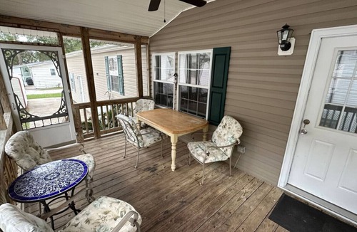 Surfside Beach House | Ocean Lakes-Sleeps 8–10-Covered Porch-Trailer Parking