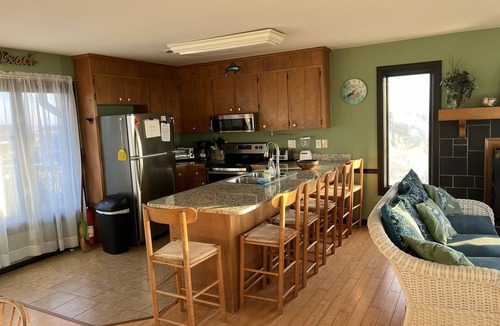 Salter Path House | OCEAN PANORAMA: Beachfront, quiet, & pet friendly home with gorgeous ocean views
