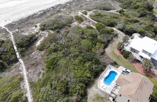 Salter Path House | OCEAN PANORAMA: Beachfront, quiet, & pet friendly home with gorgeous ocean views
