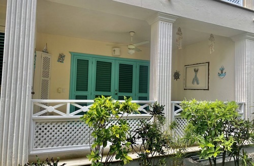 La Iglesia Apartment | ocean view across the street, Las Terrenas, Samana
