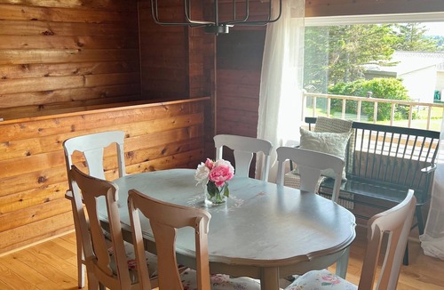 Bayview Cottage | Ocean view cottage with a perfect wrap around deck to watch beautiful sunsets.