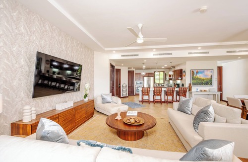 Playa Conchal Apartment | Ocean view condo with garden terrace in beautiful Reserva Conchal