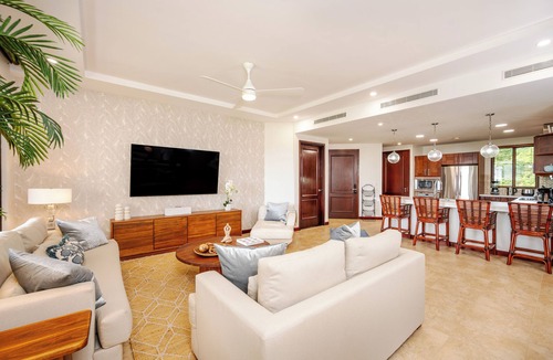 Playa Conchal Apartment | Ocean view condo with garden terrace in beautiful Reserva Conchal
