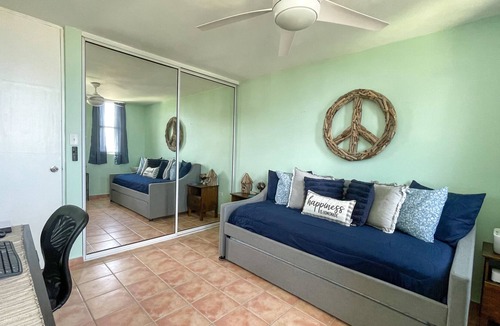 Machos Condo | Ocean view in this spacious resort-style condo.