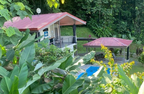Ojochal House | Ocean View, tranquil, 2-bedroom house, with pool, tucked in the rainforest.