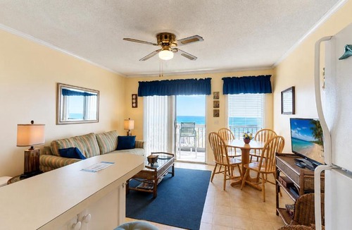North Myrtle Beach Apartment | Oceanfront 1BR Updated Balcony Cherry Grove Sea Cabin 206-A