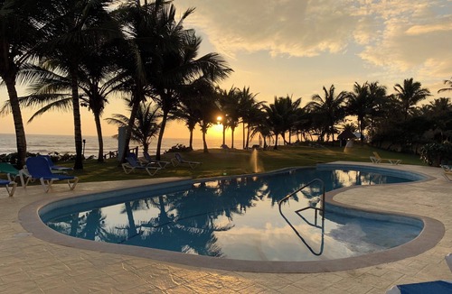 Cabarete Condo | Oceanfront 2-bedroom 1st floor condo in serene Cabarete with AC & pool
