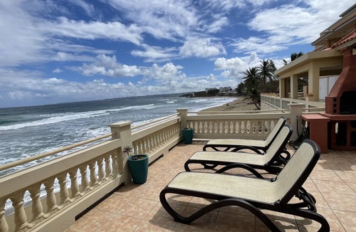 Rio Grande House | Oceanfront 3 Bdrm House on Surf Beach near Rincon with Private Beach Access