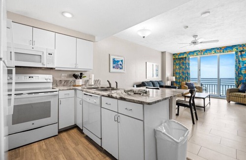 Daytona Beach Condo | Oceanfront Bliss: 11th Floor 2 BR Retreat with Direct Ocean Front Balcony at The Wyndham Ocean Walk Resort