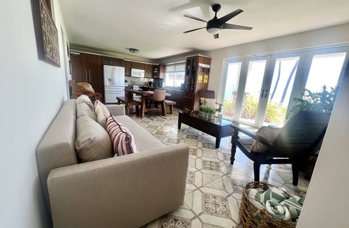 Guardarraya Apartment | Oceanfront Boho-Rustic Apartment Suite with pool, unique and amazing sunrises.