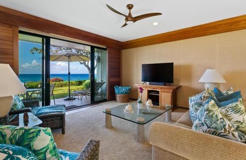 Poipu House | Oceanfront Breezy Corner Unit w Air Conditioning- Alekona Kauai