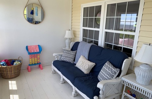 Cape Traverse Cottage | Oceanfront cottage. Steps to the beach, pet & family friendly. .