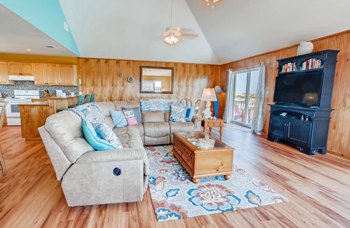 Salvo House | Oceanfront Dog Friendly Home with Private Pool, Hot Tub, and Game Room