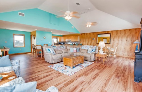 Salvo House | Oceanfront Dog Friendly Home with Private Pool, Hot Tub, and Game Room