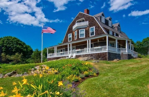 Kennebunkport House | Oceanfront Escape with Sweeping Ocean Views and Expansive Porch