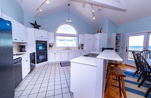 Ocean Hill House | Oceanfront Estate, Corolla, 7 Bedrooms, Heated Pool, Hot tub with oceanview, Lighthouse views