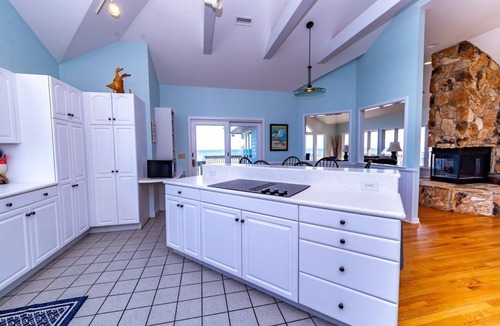Ocean Hill House | Oceanfront Estate, Corolla, 7 Bedrooms, Heated Pool, Hot tub with oceanview, Lighthouse views