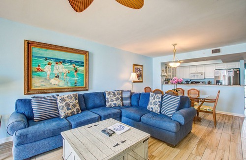 Folly Beach Villa | Oceanfront, first-floor villa w/large balcony & shared pool - near the beach