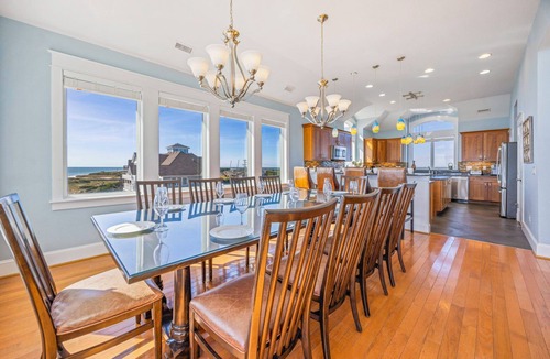Hatteras House | Oceanfront Hatteras Home with Pool, Hot Tub, Elevator, Game and Media Rooms