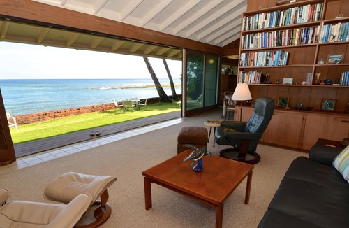 Waialee House | Oceanfront Home on White Sand Beach (legal licensed short stay)