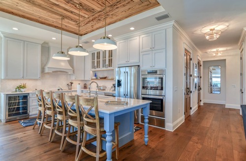 Vilano Beach House | Oceanfront! Luxury Home, Waterfront to Ocean and Inlet, Brand New, Custom, Gourmet Kitchen, Arcade!