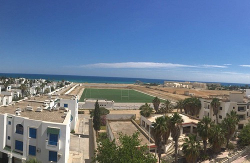 Nabeul Apartment | Oceanfront Luxury Retreat: 3BR Gem with Spectacular sea view & secure parking
