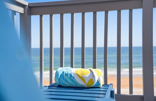 Flagler Beach House | Oceanfront Paradise/Private Beach/Sunrise Balcony