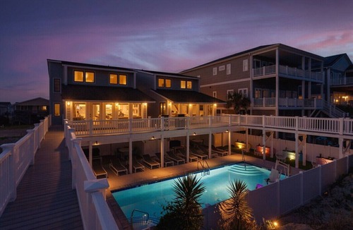 Ocean Isle Beach House | Oceanfront, Pool, GolfCart, & Free EV Charger!