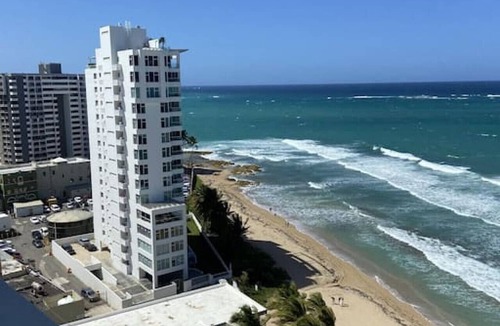 Condado Apartment | Oceanfront + Pool + Beach + Ocean View Balcony