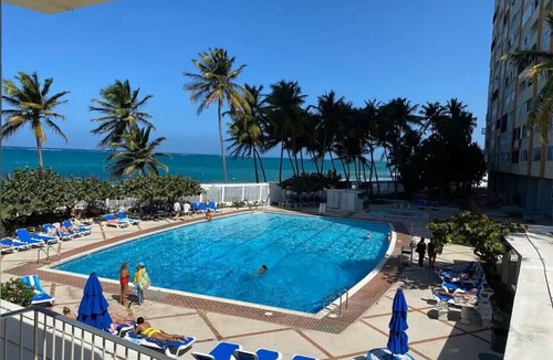 Condado Condo | Oceanfront + Pool + Beach + Ocean View + Parking
