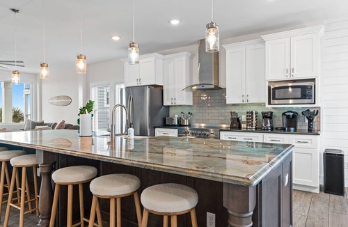 Oak Island House | Oceanfront, Pool, Elevator, Pet & Event Friendly!