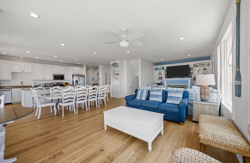 Emerald Isle House | Oceanfront,private pool,beach boardwalk,views galore!Located in Spinnakers Reach
