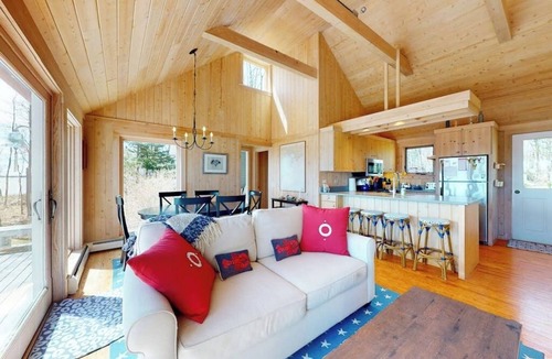 Brooklin House | Oceanfront retreat with sunrise views, screened porch, & deck