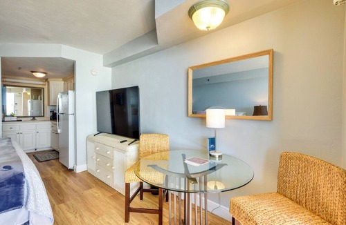 Ortona Park Apartment | Oceanfront Studio w/Resort Perks in Daytona Beach