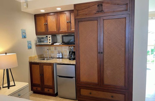 Wailua Apartment | Oceanfront Studio at Islander on the Beach #325