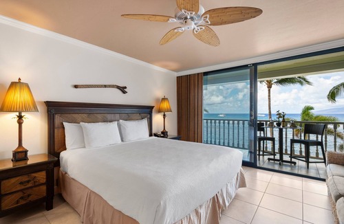 Historic Lahaina Front Street Apartment | Oceanfront Studio at Lahaina Shores #313